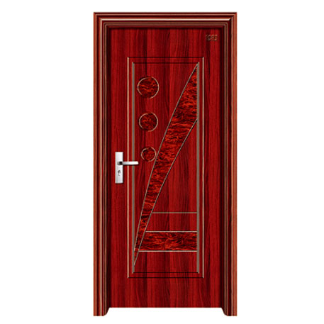 门业图片-钢木室内门系列QJ-8032A    红拼木QJ-8032A    红拼木图片